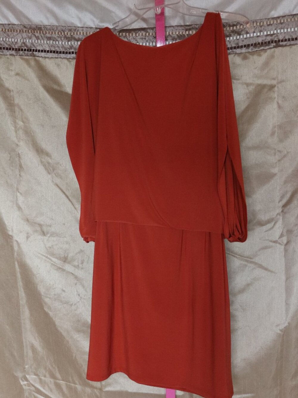 Jessica Simpson Dress - Flattering Fit - Size 10 - Rust Orange